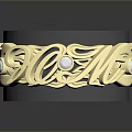 Elegant Gold Ring With Decorative Patterns And Shiny Diamonds For Fashion Accessory