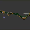 Crossbow Crossbow Crossbow Crossbow Mechanical Crossbow Shift Bow and Arrow Shoot Far Equipment Weapons High-tech Crossbow 3d model