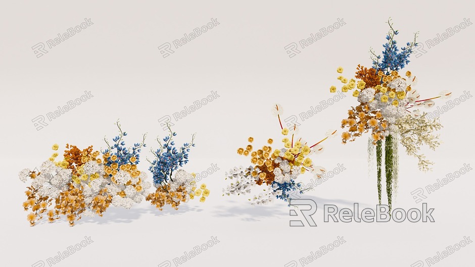 Modern Floral Flowers Flowers Beautiful Chen Wedding Wedding Floral Flower Combination model