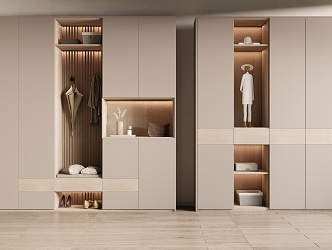 Modern Shoe Cabinet Entrance Shoe Cabinet 3d model