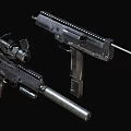 Advanced Tactical Firearms With Optical Scope And Extended Barrel Design