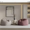 Modern Lazy Sofa Lazy Sofa Corner Combination 3d model