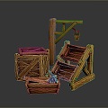 Wooden Crate Wooden Crate Old Wooden Crate Crate Broken Wooden Crate Wooden Crate Wooden Crate Wooden Crate Box 3d model