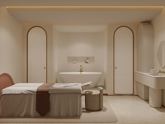 Spa Care Room 3d model