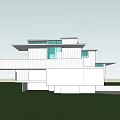 Copy Wright Red Brick Villa 3d model