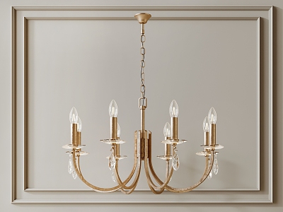 Light Luxury Chandelier Metal Chandelier model