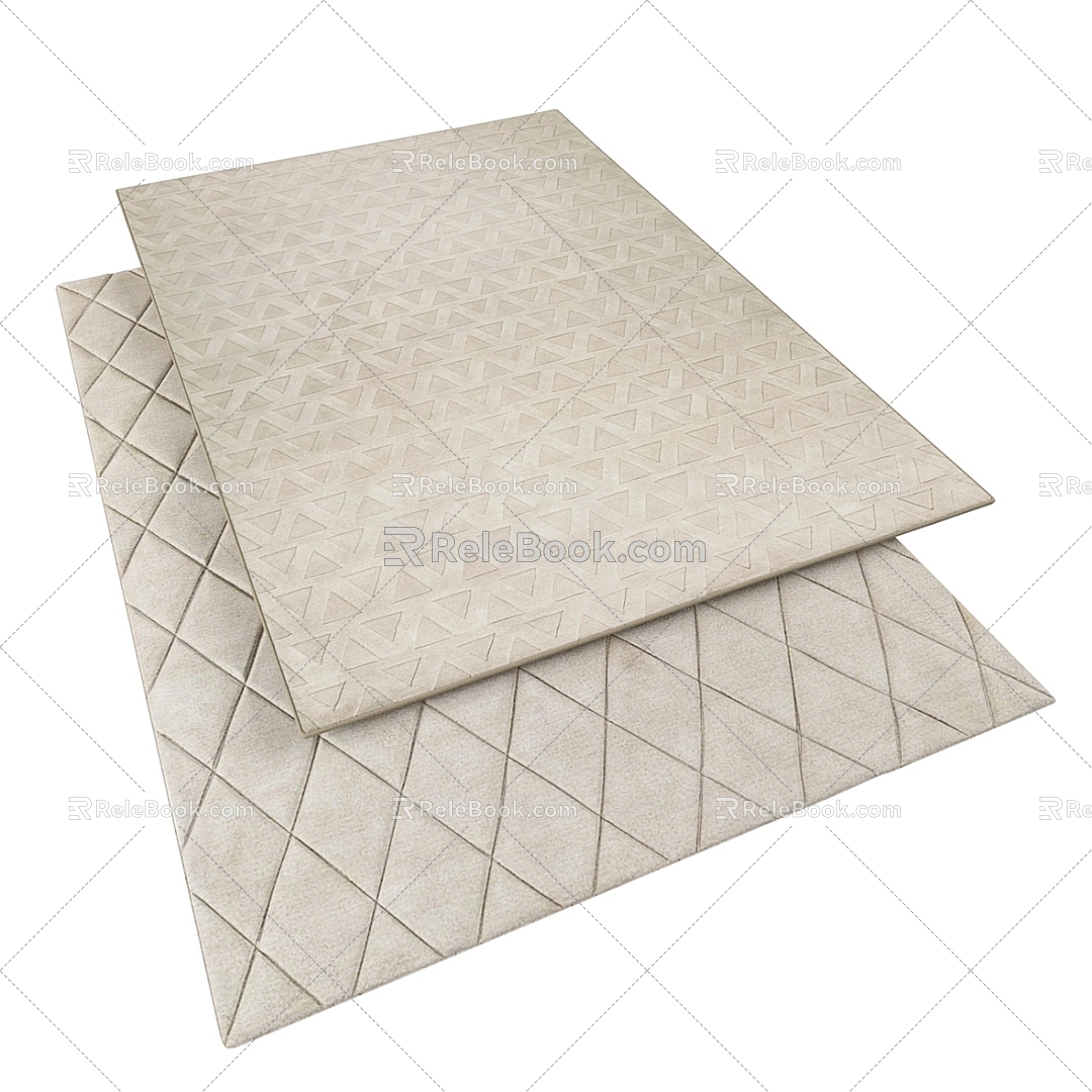 Modern Carpet Texture Carpet Living Room Carpet Fabric Carpet 3d model