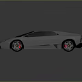 Modern Silver Sports Car Boasting Sleek Aerodynamic Design And Black Wheels