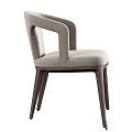 Modern Other Chair Restaurant Velvet Mat 3d model