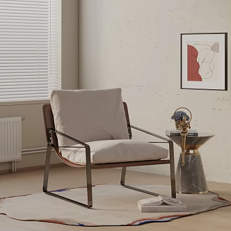 modern leisure chair 3d model