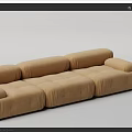 Modern Combination Sofa Double Sofa Multiplayer Sofa Combination 3d model