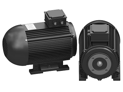 Industrial Electric Motors With Heavy Duty Design And High Efficiency Performance 3d model
