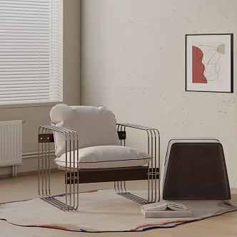 modern leisure chair 3d model