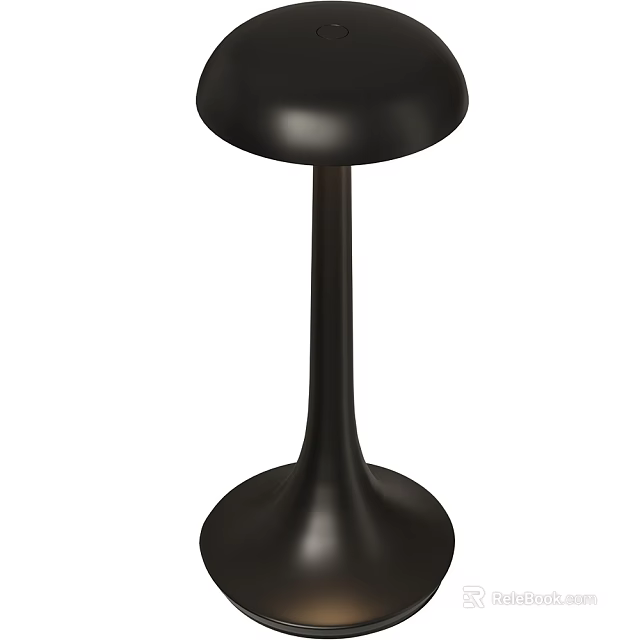 Black Modern Floor Lamp with Sleek Minimalist Design for Home Decor 3d model 