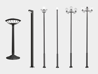 Modern street lamp landscape lamp outdoor lamp high pole lamp 3d model