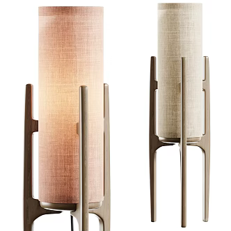 Middle style floor lamp 3d model