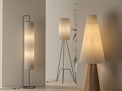 Simple floor lamp model