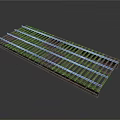 High Strength Industrial Metal Grating Structure For Heavy Duty Platform Walkway