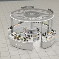 BIDIARY Shopping Mall Store with HERMES GUCCI VETIVER Round Counter Cosmetics