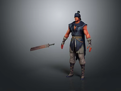 Warrior Samurai Soldier Guard Assassin Killer Ancient Soldier Ancient Assassin Killer 3d model