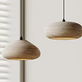 Two Modern Round Wooden Pendant Lights With Minimalist Design And Soft Glow Near Window Blinds