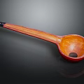 Handcrafted Wooden Cooking Spoon With Long Handle And Smooth Round Bowl