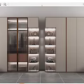 Modern Wardrobe Interior Design With Mirrored Doors And Ample Storage Space 3d model