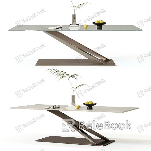 Modern dining table model