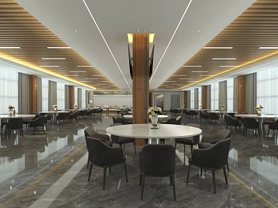 Modern Restaurant 3d model