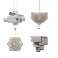 Pendant lamp combination 3d model
