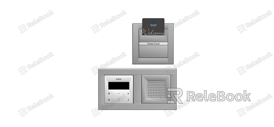 Switch socket panel combination model