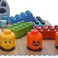 Modern Lego Blocks 3d model