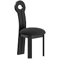 Modern Leisure Bar Stool With Black Frame Gray Padded Seat And Backrest Design
