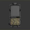 Military Jeep Style Off Road Vehicle With Camouflage Paint And Open Top Design