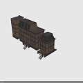 Traditional Townhouse Architecture With Brick Exterior Multiple Windows Steps And Sloped Roofs