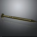 Premium Gold Colored Metal Screw Essential Hardware Tool For Various Repair And Building Needs