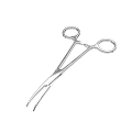 Surgical Forceps Stainless Steel Medical Instrument With Precision Grip And Curved Tips