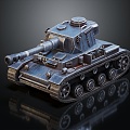 Industrial LOFT Tank World War II Tank World War I Tank Heavy Tank 3d model