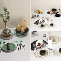 Modern Tableware Kitchen Tableware 3d model