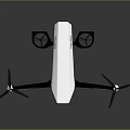 Advanced Space Exploration Drone With High Tech Camera And Propellers