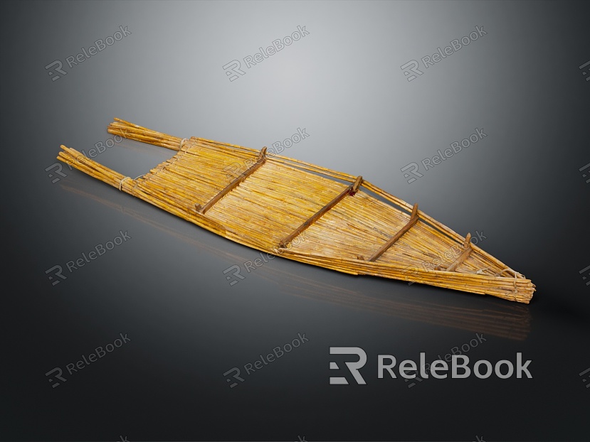 Modern raft bamboo raft bamboo rafts model