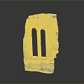 Ancient Gothic Stone Window Frame Architectural Structure with Intricate Design