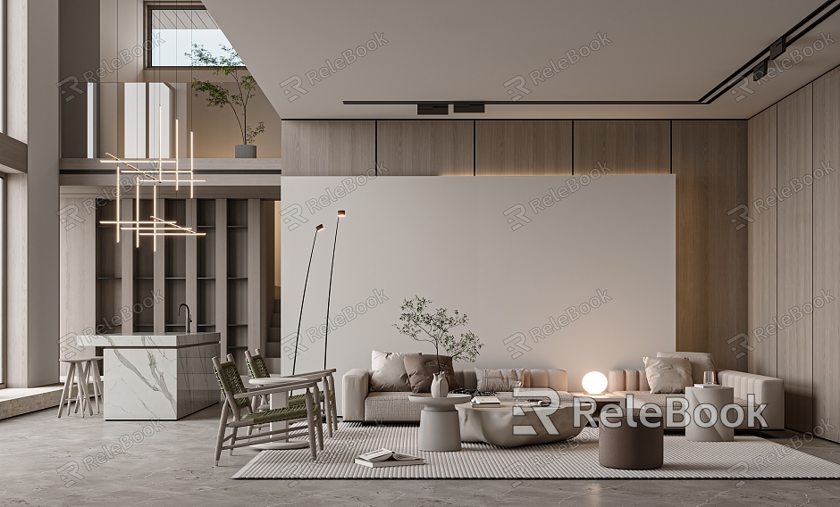 Modern Duplex Living Room Living Room model