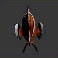 Clownfish Displaying Vibrant Orange And White Striped Body With Black Edges On Gray Background