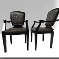 Modern Leisure Chairs With Wooden Frame Fabric Seat Backrest And Armrests Design