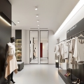 Modern Clothing Store 3d model