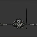 Futuristic Armored Humanoid Robot Mechanical Creature Featuring Detailed Limbs And Weapon Design