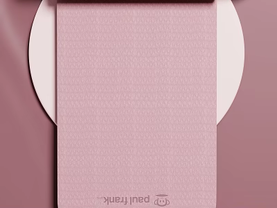 Paul Frank Pink Fitness Yoga Mat Perfect For Home Exercise And Workout Sessions 3d model