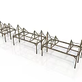 Industrial Equipment Metal Frame Structural Supports with Heavy Duty Steel for Construction Engineering