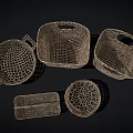 Agricultural Equipment Woven Baskets Various Shapes Sizes For Farm Harvesting Storage